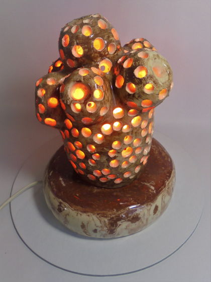 Керамический светильник ручной работы Дерево желаний