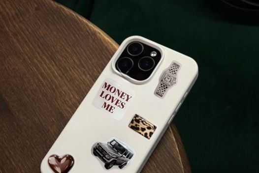 Стикеры для телефона в стиле «Old money»