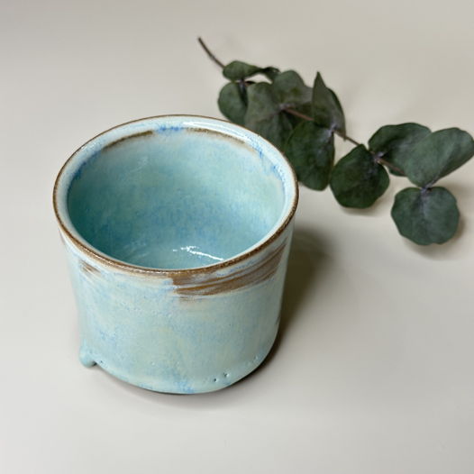 Чашка ручной работы "Темная лазурь", 200 мл