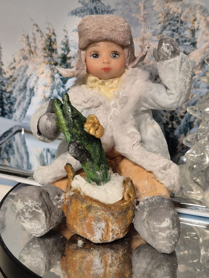 Ватная игрушка.  Емеля. По щучьему велению!