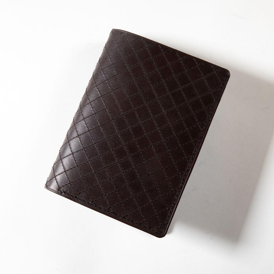 Обложка для паспорта горький шоколад (bitter chocolate)