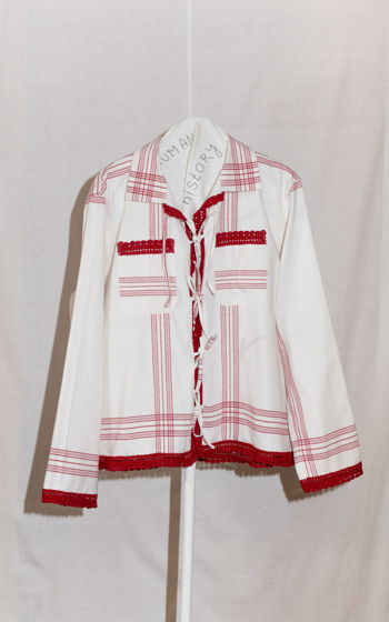 Рубашка с Бордовым Кружевом/Bordo Lace Long Sleeve Shirt