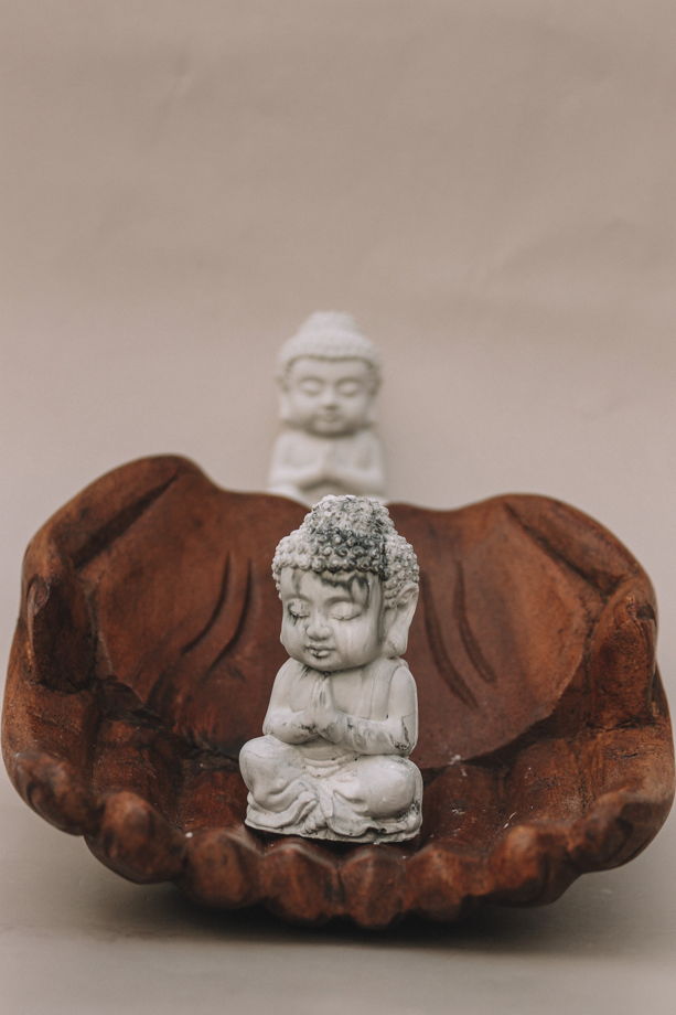 Будда Намасте из гипса