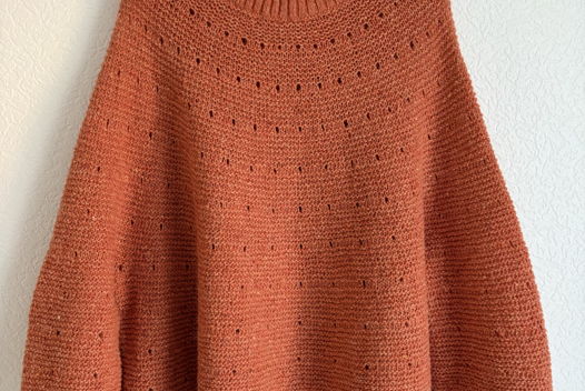 Джемпер женский цвет терракот