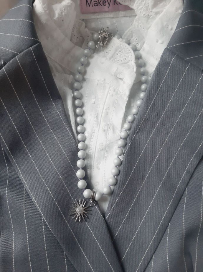 Колье из жемчуга Swarovski