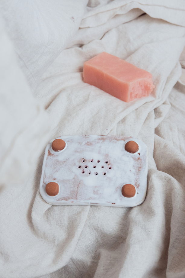 Мыльница керамическая "Цветок"