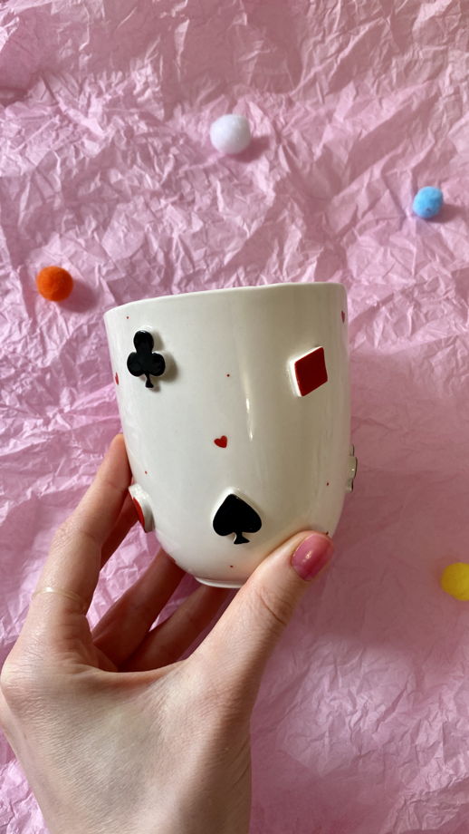 Стакан «Карточные масти»