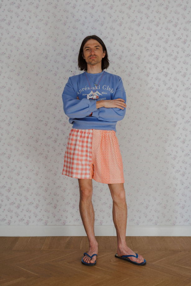 Розовые Шорты из Двух Частей/Pink Parted Shorts