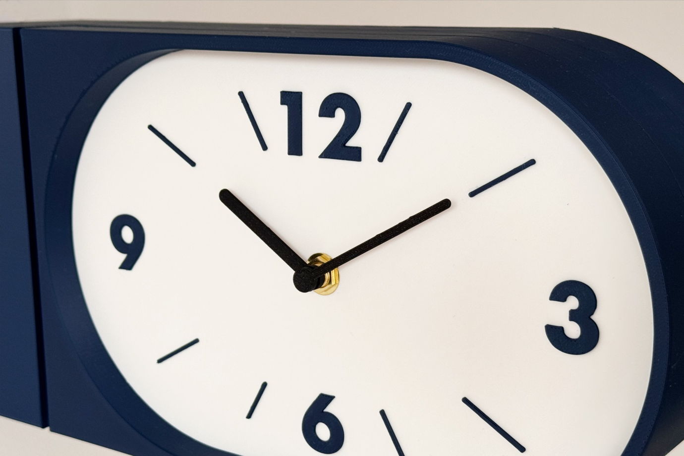 Настенные двусторонние часы, тёмно-синие