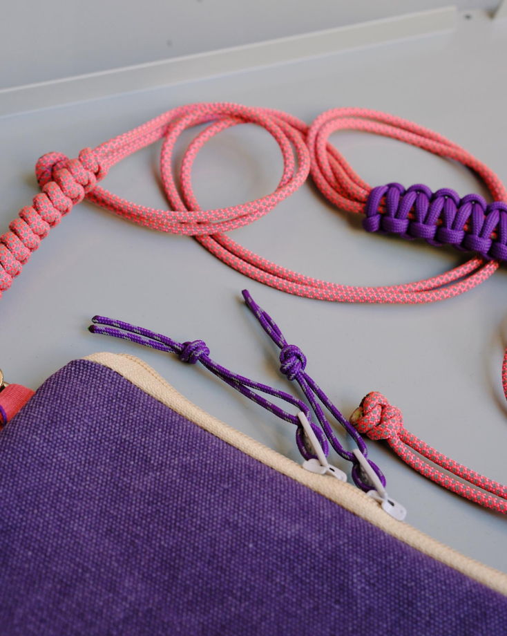 СУМКА ФИОЛЕТОВАЯ KNOTTY WORKSHOP VIOLET BAG