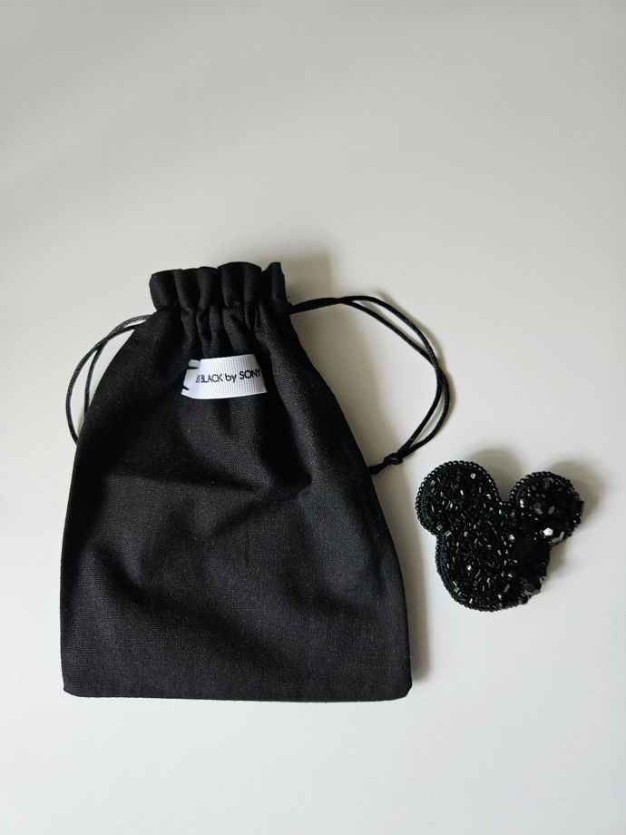 Брошь объемная BLACK MICKEY