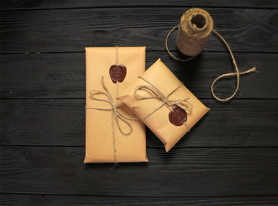 Кожаный кошелёк женский коричневый ручной работы HELFORD Мюнхен