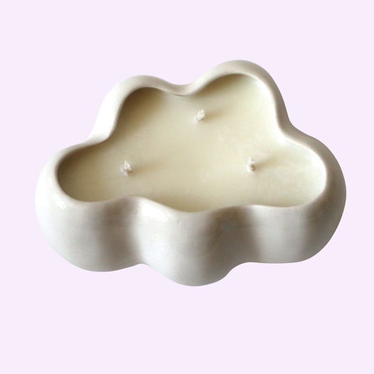 Свеча  в форме облака «Cloudy cream»