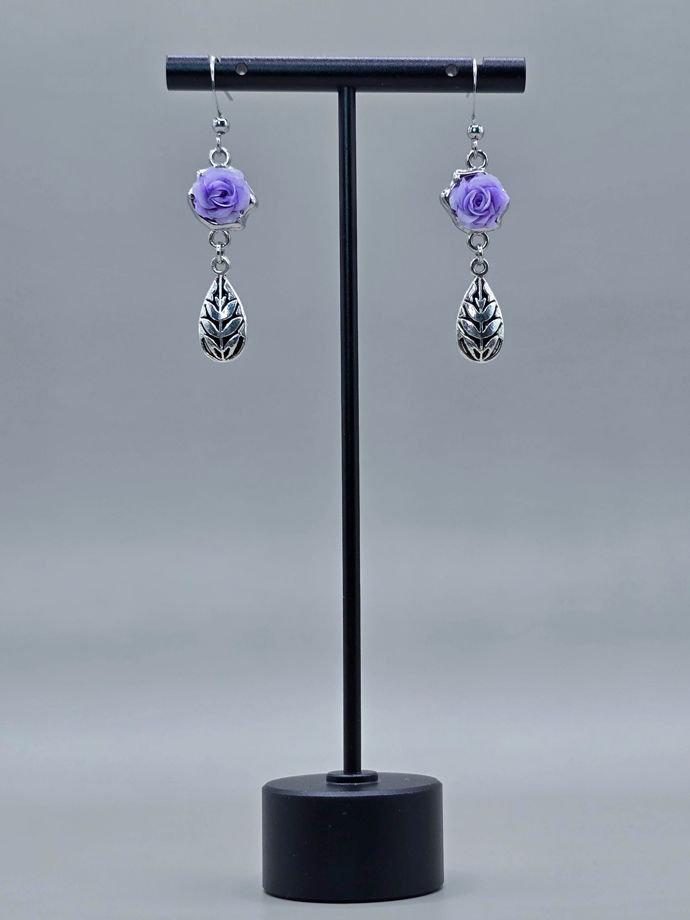 Серьги с петлей "Виолетта"