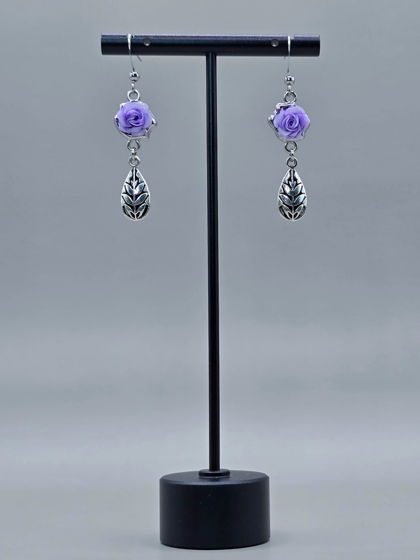 Серьги с петлей "Виолетта"