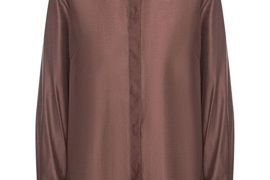 Рубашка полупрозрачная из хлопка с вискозой