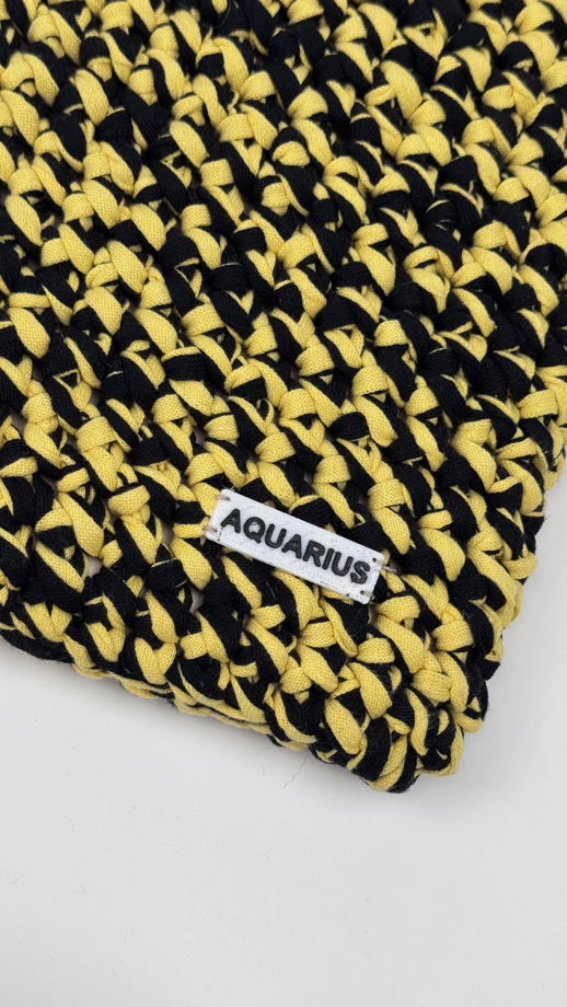 Чехол для ноутбука MacBook 13” и 14” черно-желтый