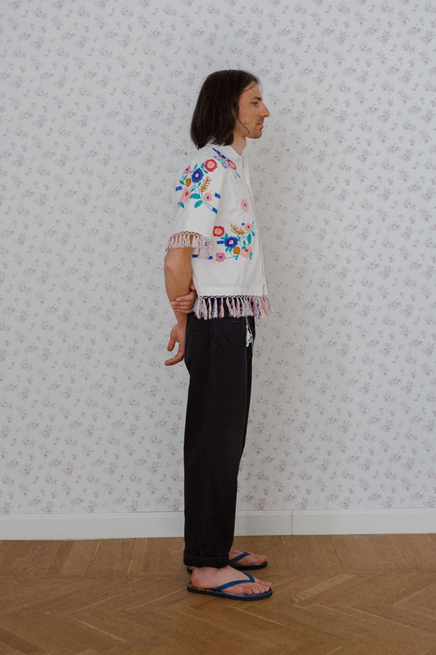 Рубашка с Радужной Бахромой 2/Rainbow Fringed Short Sleeve Shirt 2