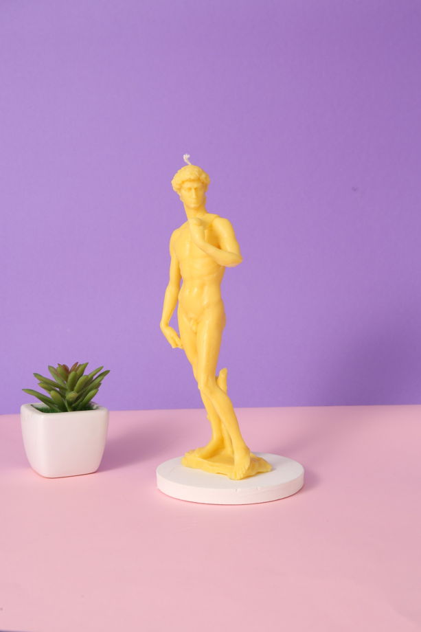 Свеча "Давид" цветная