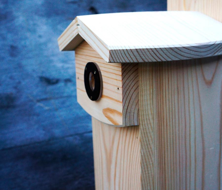 Синичник Московка - домик для птиц с защитой от белок и дятлов