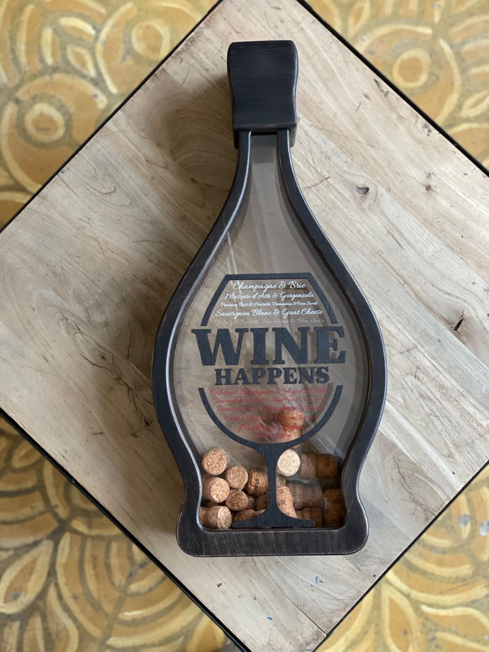 Копилка для пробок «Wine happens”