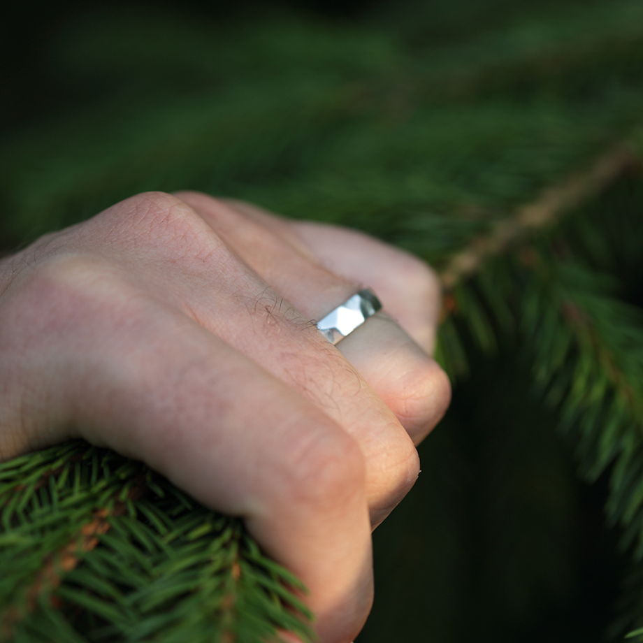 серебряное кольцо This Too Shall Pass