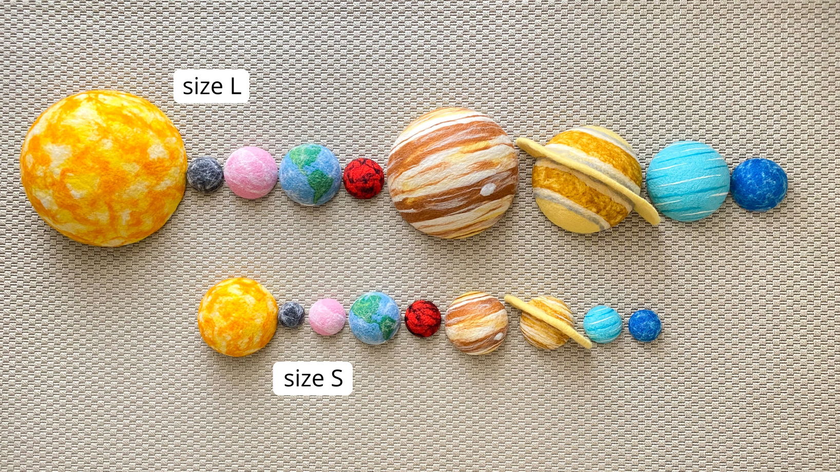 Планеты солнечной системы на стену, размер L