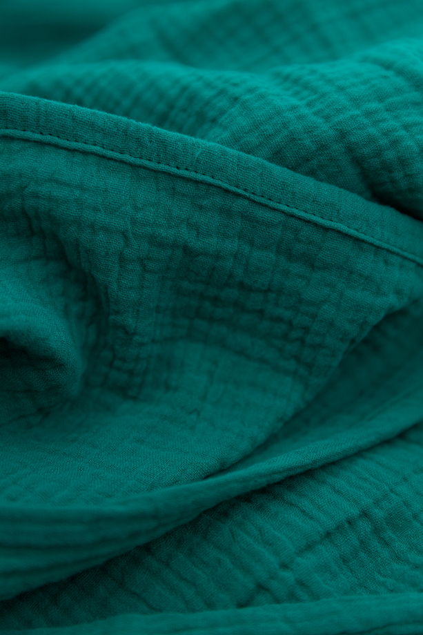 Однотонное муслиновая пеленка Smaragdi изумрудная