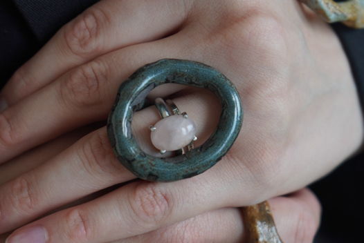 Керамическое кольцо "Хайлайт"