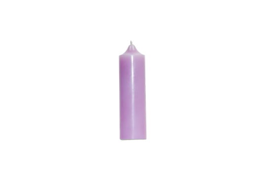 Декоративная свеча SIGIL гладкая 150*38 цвет Сиреневый