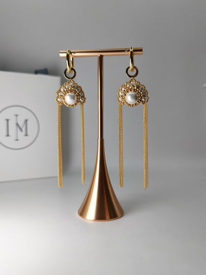 серьги из бисера  "Царицы" от Ай | Эм