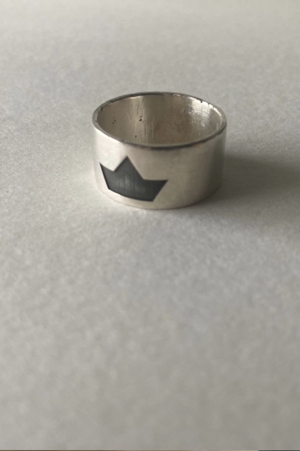 Кольцо Бумажный корабль/корона/ползвезды