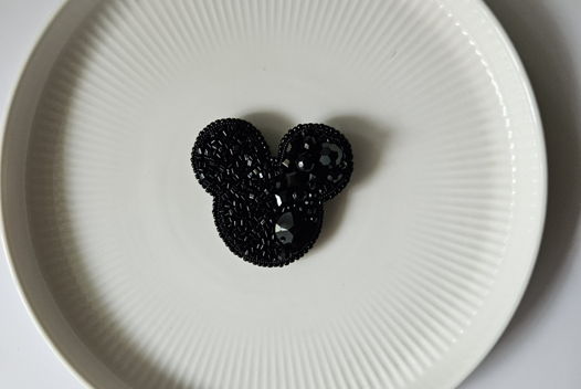 Брошь объемная BLACK MICKEY