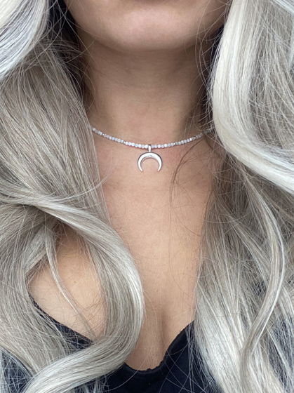 Чокер Лунница из лунного камня