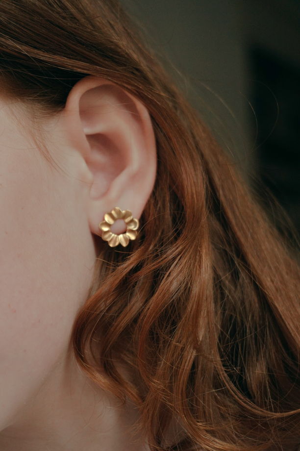 Серьги из серии «цветочные кораллы»
