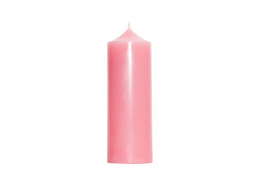 Декоративная свеча SIGIL гладкая 170*60 цвет Розовый