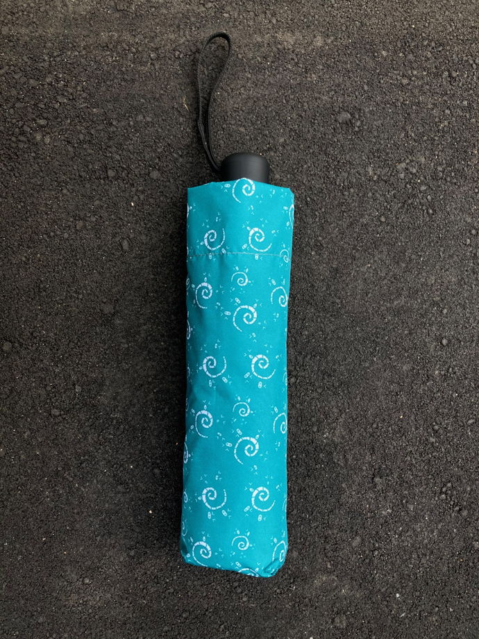 Зонт «Голубой коллаж», трость или складной на выбор