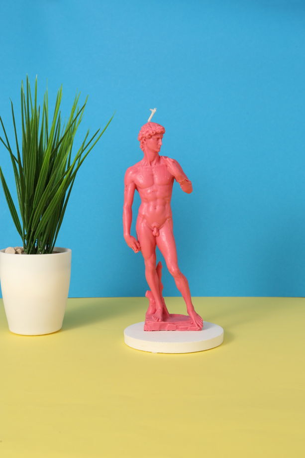 Свеча "Давид" цветная