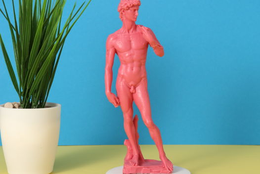 Свеча "Давид" цветная