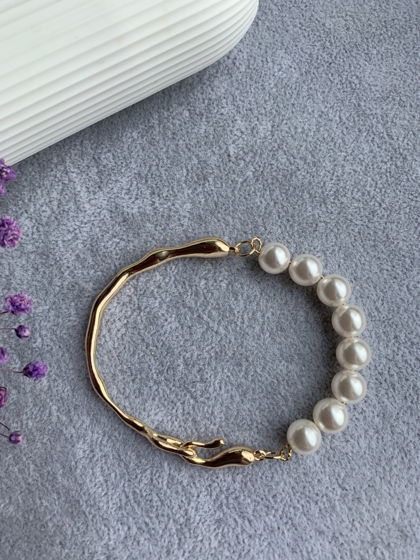 Браслет с жемчугом Майорка «Застывшее мгновение»