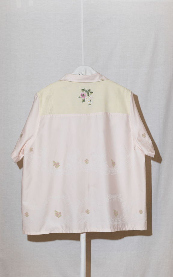 Лимонно Розовая Рубашка/Lemon Pink Short Sleeve Shirt