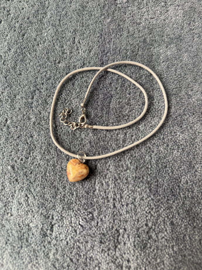 Подвеска на шею из натурального камня «Песочная яшма» Ani.g.bracelets