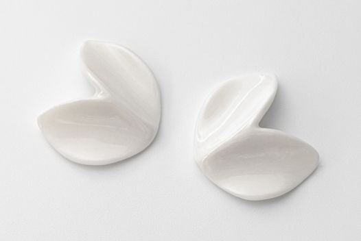 Серьги пусеты «Лист»