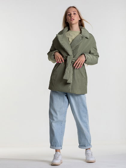 Куртка пиджак женская  с поясом ONCE