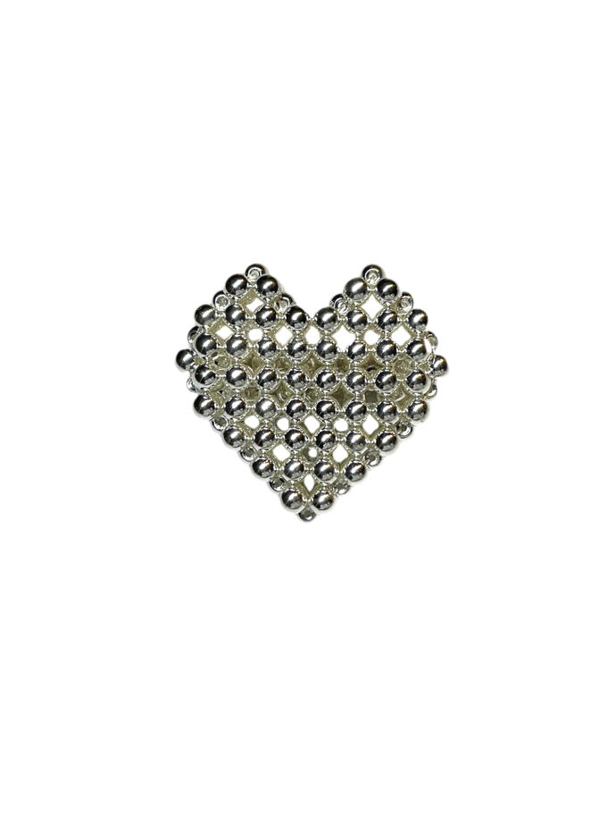 Кольцо "Cold heart" цвет серебро / размер 3
