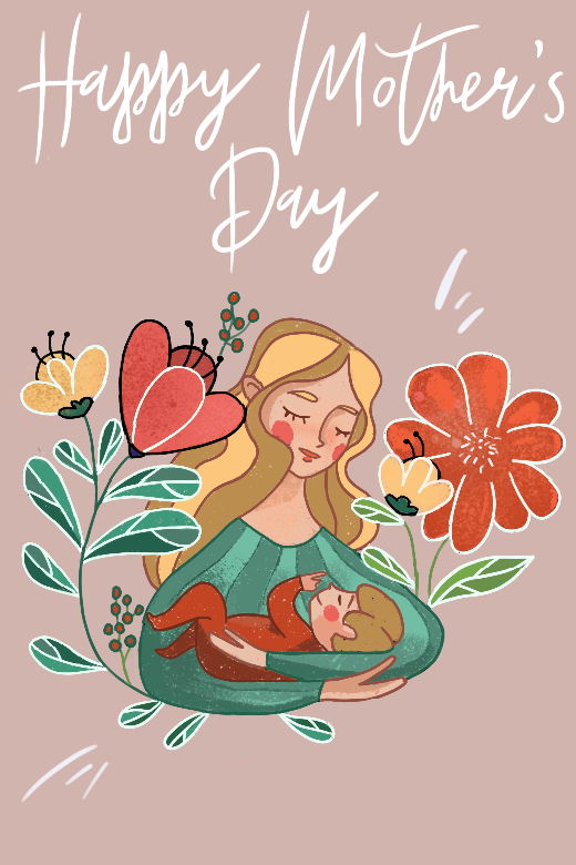 Открытка на День матери