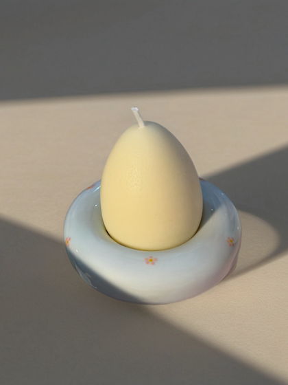 Подставка для яиц/свечей ручной работы с росписью