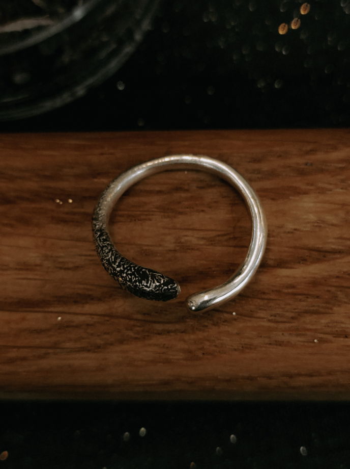 Серебрянное кольцо "Лед"