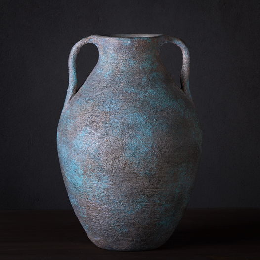 Настольная керамическая ваза Stone patina vase 1