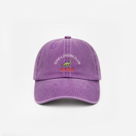 КЕПКА DINO LOVERS CLUB WASHED ФИОЛЕТОВАЯ